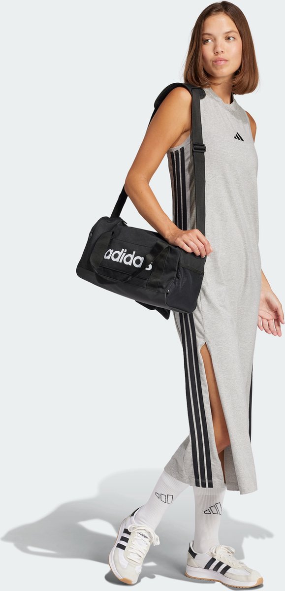 Adidas Sportswear Linear Duffeltas Extra Small - Unisex - Zwart thumbnail 5