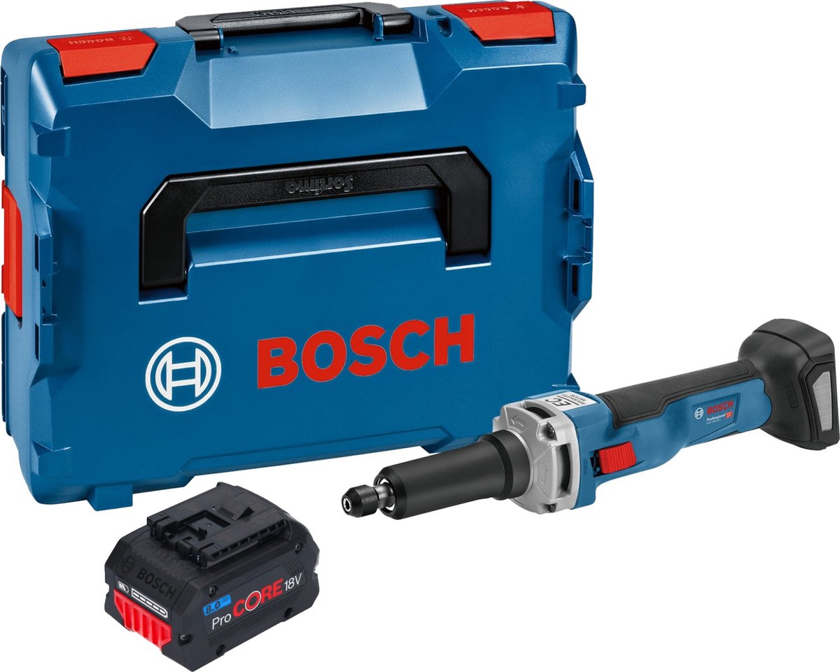 Bosch GGS 18V-23 LC Professionele rechte accuslijpmachine 18 V borstelloos + 1x ProCORE accu 8.0 Ah + L-Boxx - zonder lader