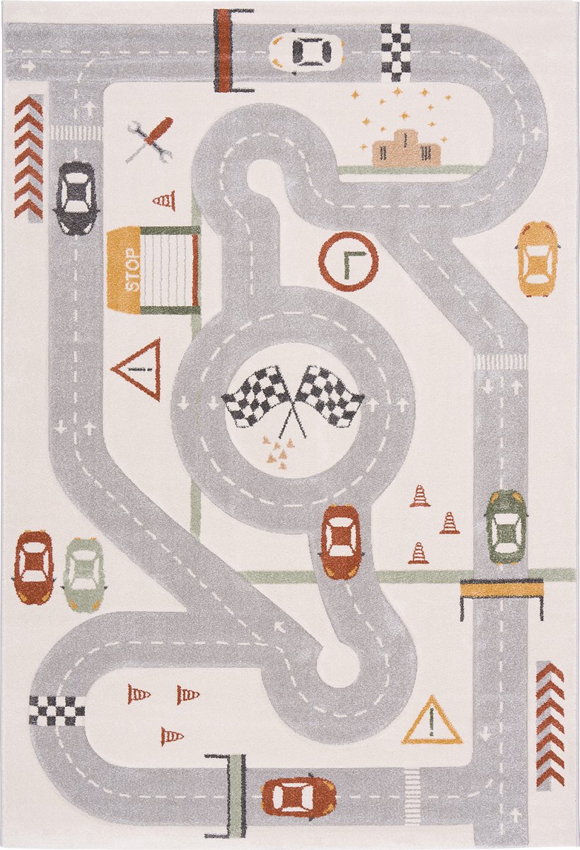 Pergamon Vloerkleed Maui Kids Racebaan