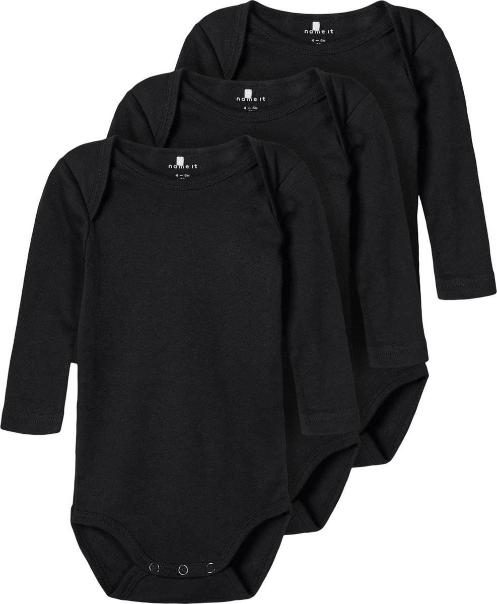 NAME IT - NBNBODY 3P LS SOLID NOOS - Baby - Bodies