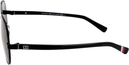 Tommy Hilfiger TH 1921/RE/S 003/IR Zonnebril - Dames - Heren - Zwart van Merkloos — afbeelding 4