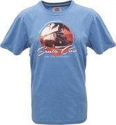 Van One - Santa cruz california tshirt -  blue multi - L