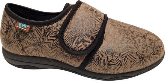 Babouche Geneve 2 imprimé taupe Q fit pointure 38