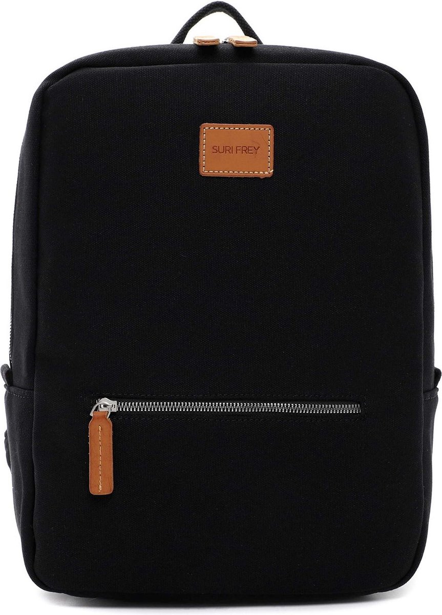SURI FREY Laptop rugzak Rugzak met laptopvak Milly Backpack Black Zwart