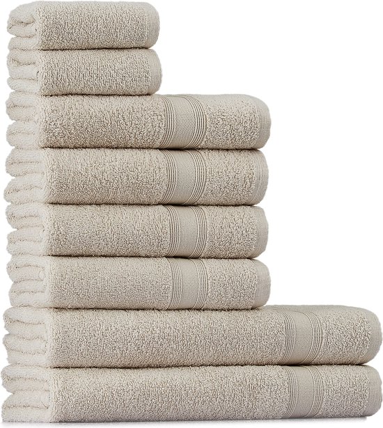 Aquanova handdoeken en badlakens LONDON - kleur Nougat - Bath & Living