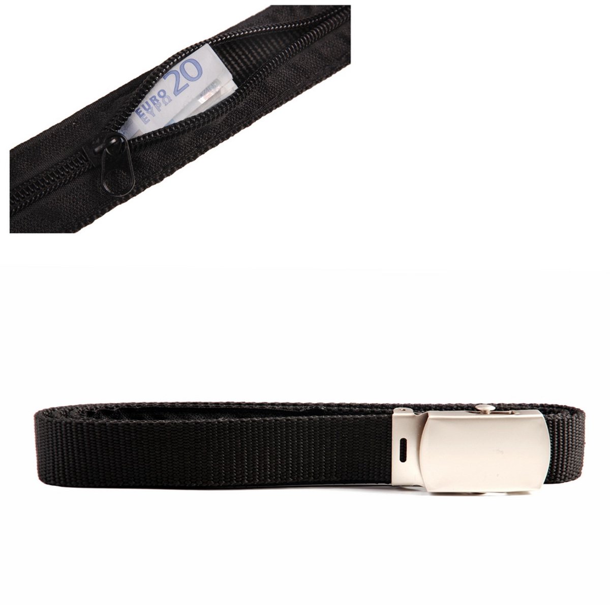 Fostex Garments - Money web belt (kleur: Zwart / maat: NVT)
