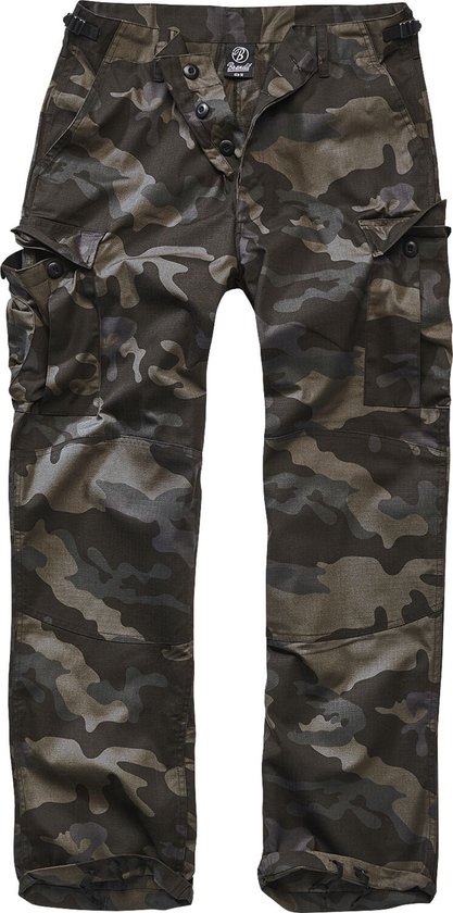 Pantalon cargo Brandit BDU Rips pour homme - Camouflage foncé - M