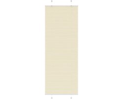 vidaXL - Plissé - rolgordijn - 75x200 - cm - stofbreedte - 74,4 - cm - polyester - crème