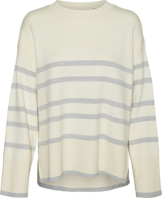 VERO MODA - VMSABA LS O-NECK STRIPE PULLOVER GA NOOS - Dames - Gebreide truien
