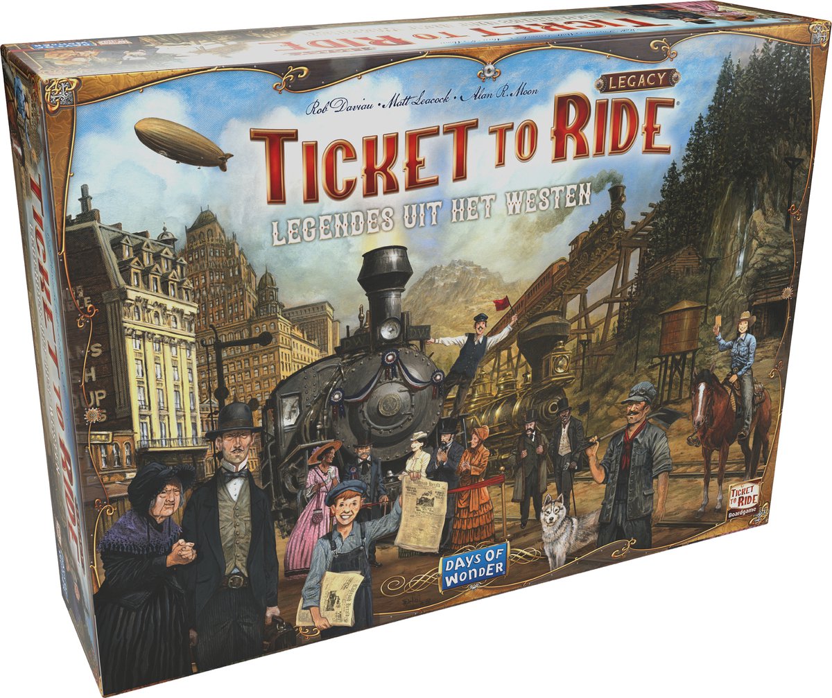 Days of Wonder - Ticket to Ride Legacy: Legendes uit het Westen - Bordspel