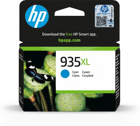 HP 935XL - Inktcartridge - Origineel - Hoge capaciteit - Cyaan