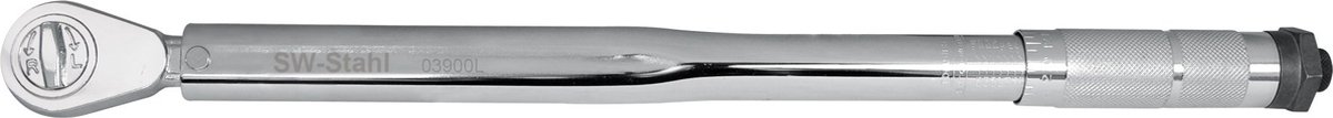 SW-Stahl 03900L momentsleutel 1/2 inch 30-210 Nm voor bandenwissel I inschakelnauwkeurigheid ±4% I aandrijfvierkant 12,5 mm (1/2")