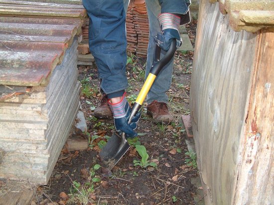 Vierkante Compacte Schop Zwart 150x690mm/6x27" van VIER — afbeelding 2