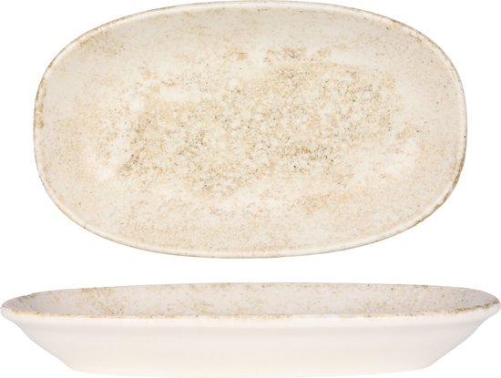 Bonna Servierschalen Set 2er - Madera Mint 24x14cm Porzellan