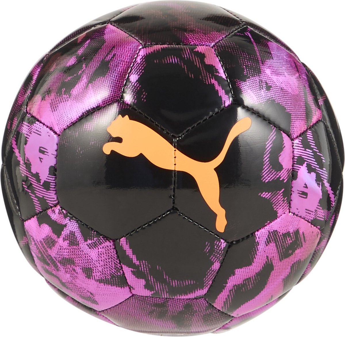 PUMA PUMA CUP Graphic miniball Unisex voetbal - Pure Magenta-PUMA Black-Heat Fire