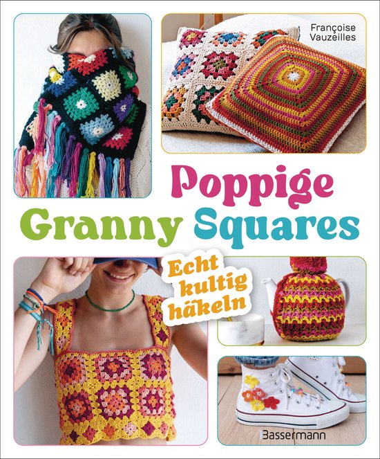 Poppige Granny Squares - echt kultig häkeln - cover
