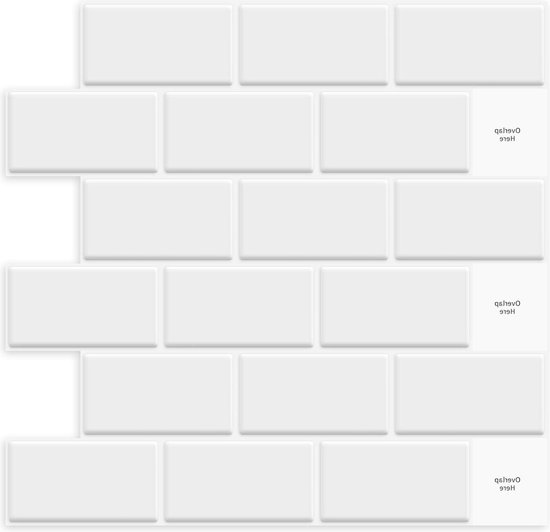 Keramisch mozaïek CG BBM S1 Rechthoek KITKAT uni wit glanzend 30x30cm