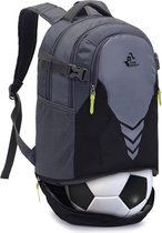 Sac à Ballon En Maille Avec Poche Zippée - Bandoulière Réglable Pour Basket, Football, Volley, Plage - 9