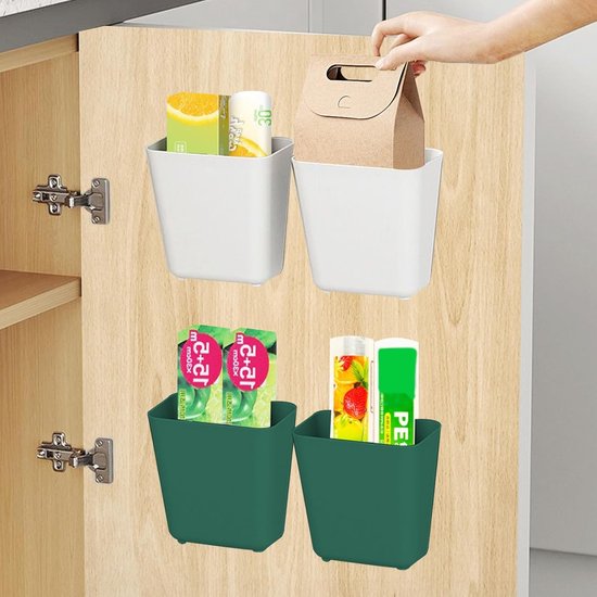 Onbreekbare onderverdeelde dinerborden – vierkant 3 vakken – servies – 4 stuks 4 kleuren voor keuken en picknick