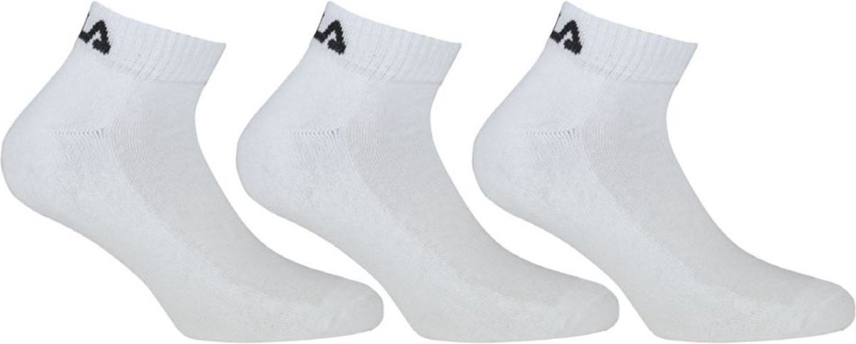 Fila Regular Fit 3-pack Sokken 39-42 43/46 Wit