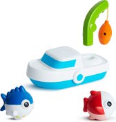 Munchkin badspeelgoed - Deep Sea Fishing Boat - verwijderbare hengel - interactief badspeelgoed