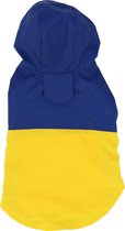Adori Regenjas George Blauw&Geel - Hondenkleding - 40 cm Regenjas