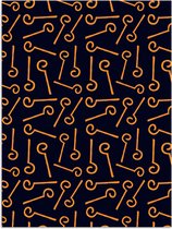 Affiche Sinterklaas Décoration - Staf - Sint - Enfants - Garçons - Filles - Kids - 90x120 cm