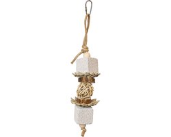 Back Zoo Nature Stone Block Rock - Vogelspeelgoed - 16x8x23 cm Natural