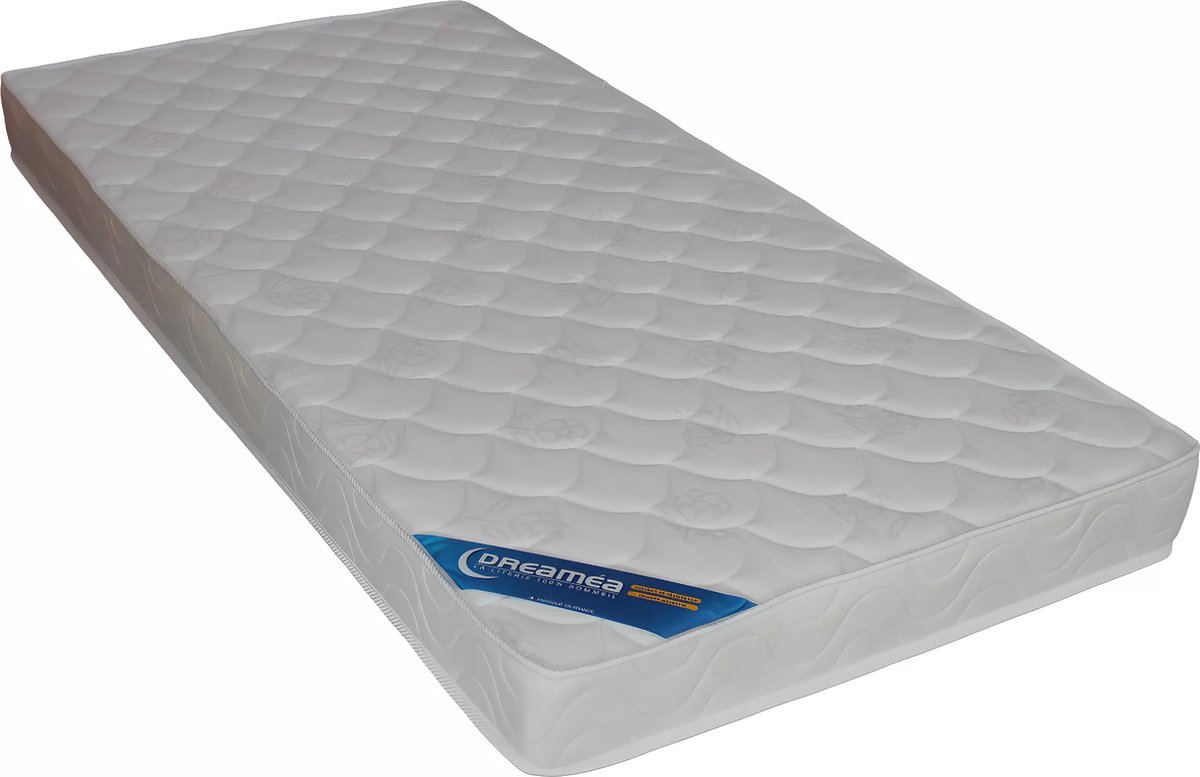 Vente-unique Schuimmatras 90 x 190 cm dikte 15 cm - ZEUS van YSMÉE L 190 cm x H 15 cm x D 90 cm