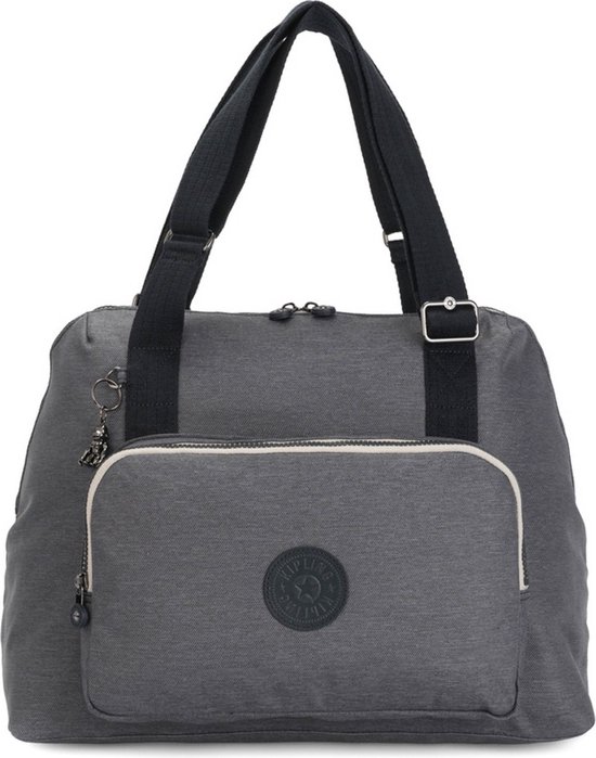 kipling Luiertas Peppery Lenexa Babybag Charcoal Blauw