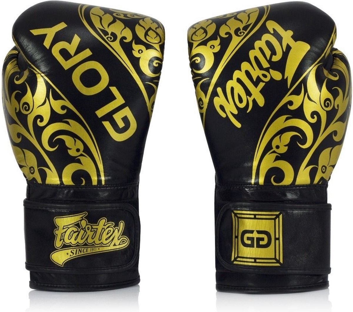 Fairtex Limited Edition Glory Bokshandschoenen BGVG2 Zwart Kies hier uw maat Bokshandschoenen: 16 OZ