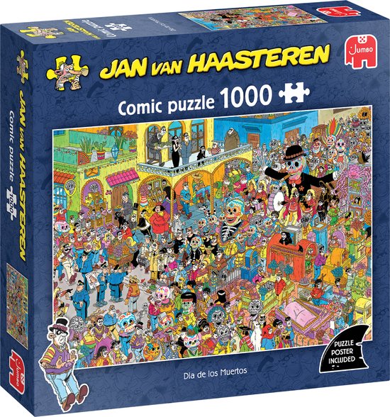 Jan van Haasteren - Dia De Los Muertos - 1000 stukjes puzzel