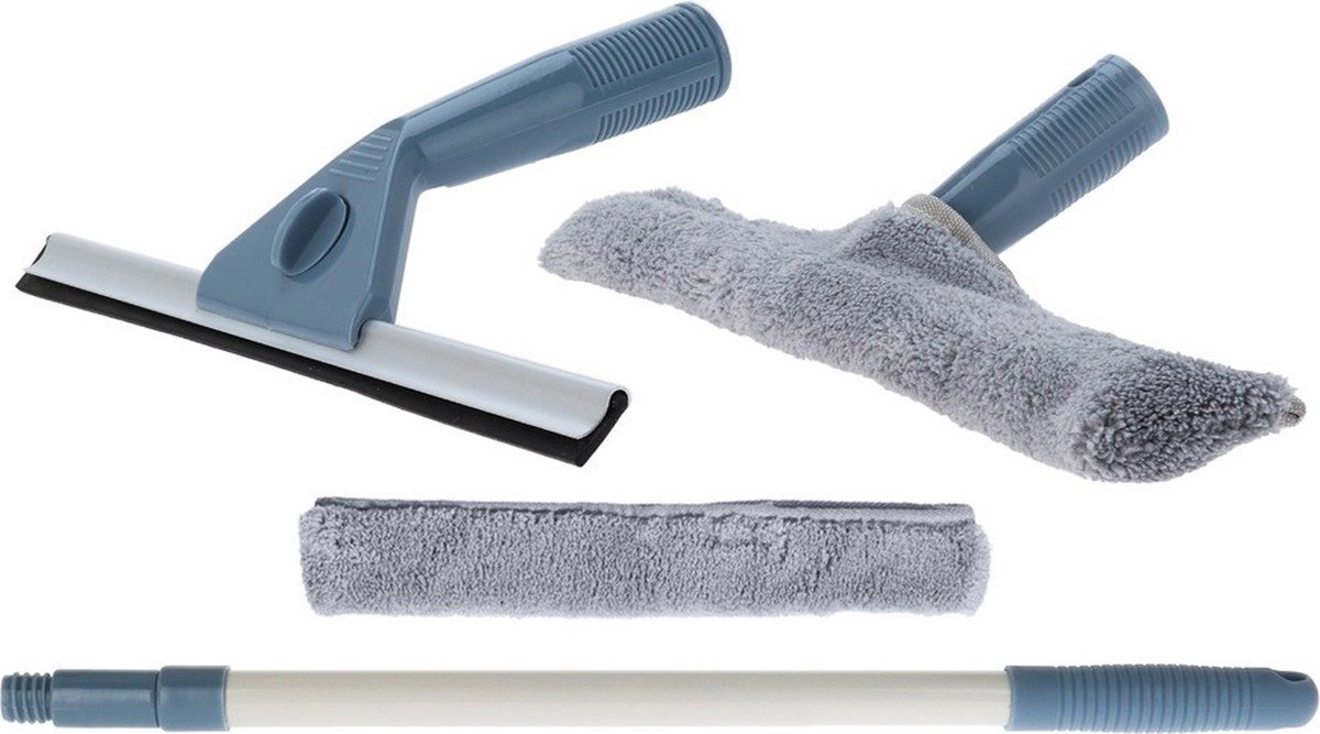 Goedkoopste Raamwisser Telescopische met Trekker 50-95 cm 4 delig - Raamtrekker