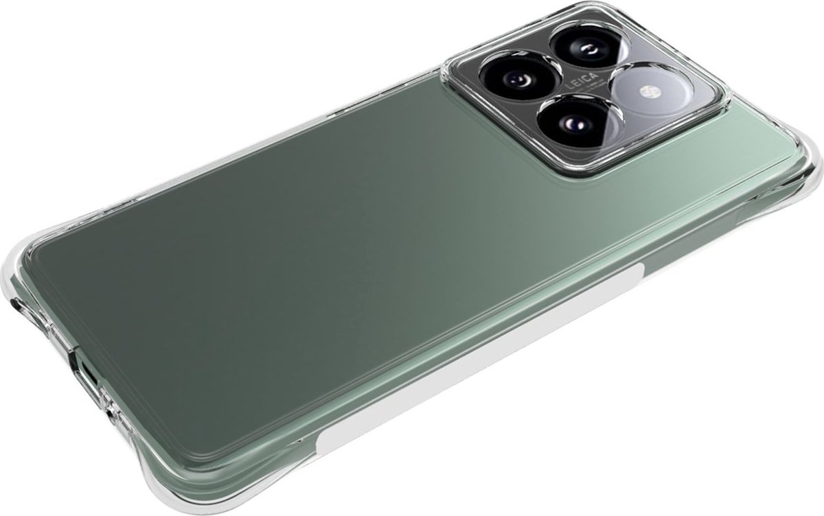 Mobigear Doorzichtig Hoesje geschikt voor Xiaomi 14T Pro Telefoonhoesje Flexibel TPU | Mobigear Basics Backcover | Doorzichtig Telefoonhoesje 14T Pro | 14T Pro Case | Back Cover - Transparant