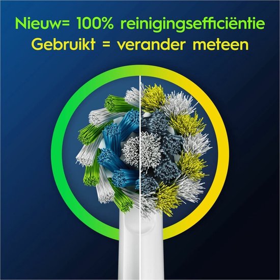 Oral B Opzetborstels PRO Cross Action Wit - 2 stuks