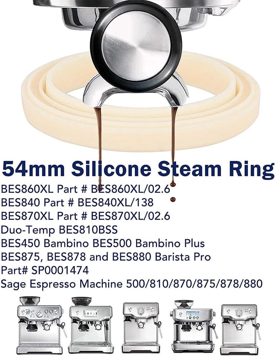 Joint Silicone Machine à Café Sage - Lot De 4 - Sans BPA - Résistant Haute Température - Compatible Barista Express