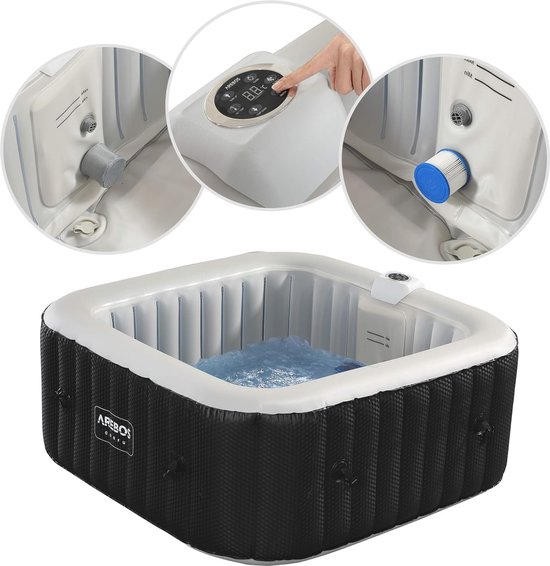 Luxuriöser Outdoor-Whirlpool mit Massagedüsen für 6 Personen - Hochwertiger Acry Luxuriöser Outdoor-Whirlpool mit Massagedüsen für 6 Personen - Hochwertiger Acry