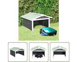 vidaXL Grasmaaierhoes - Tuinonderhoud - Overkapping voor grasmaaier 72x87x50 ...