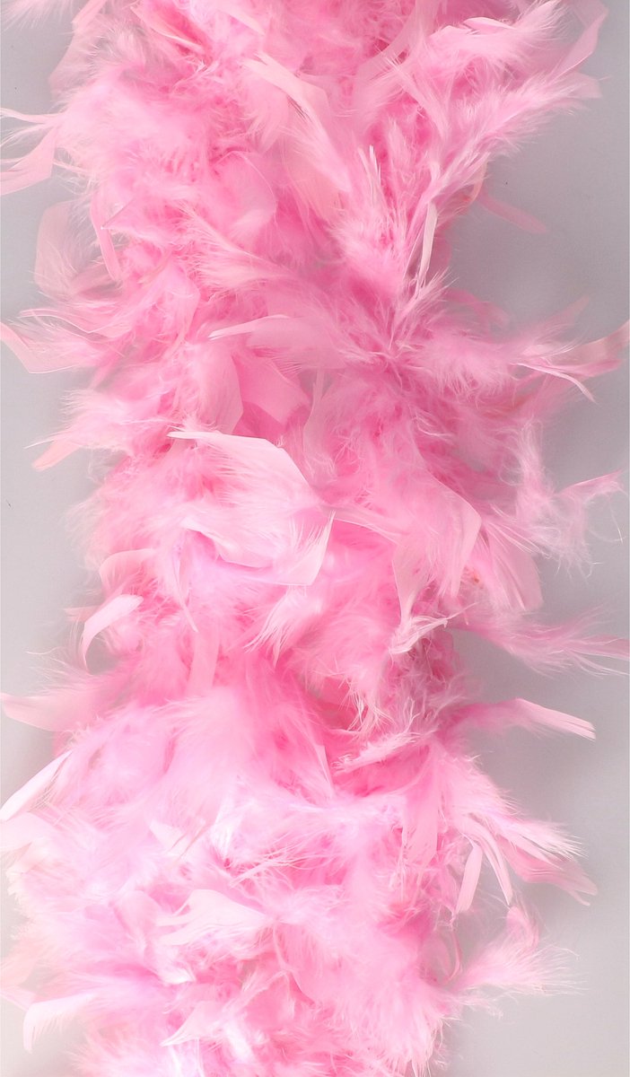Boa kerstslinger - lichtroze - 180 cm - kerstboomversiering - kerstslingers – foto 2