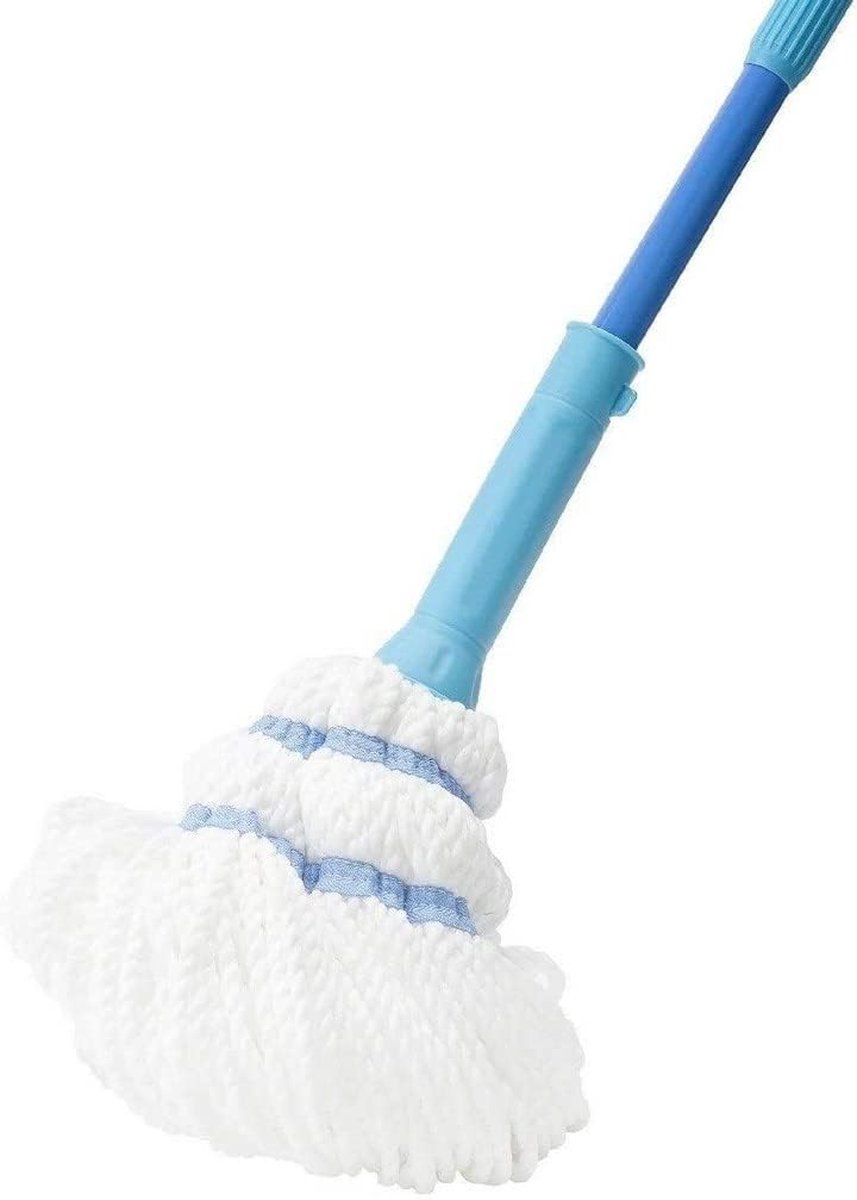 Goedkoopste Microvezel Dweilmop met Zelfwringsysteem - Ideaal voor Laminaat, Hout en Tegelvloeren