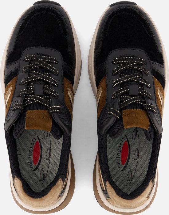 Gabor Baskets Rollingsoft noir - Femme - Taille 36,5