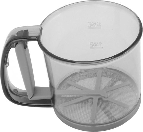 Tamis à Farine En Acier Inoxydable - Diamètre 24 Cm, Hauteur 5 Cm, Maille Fine, Pour Pâtisserie