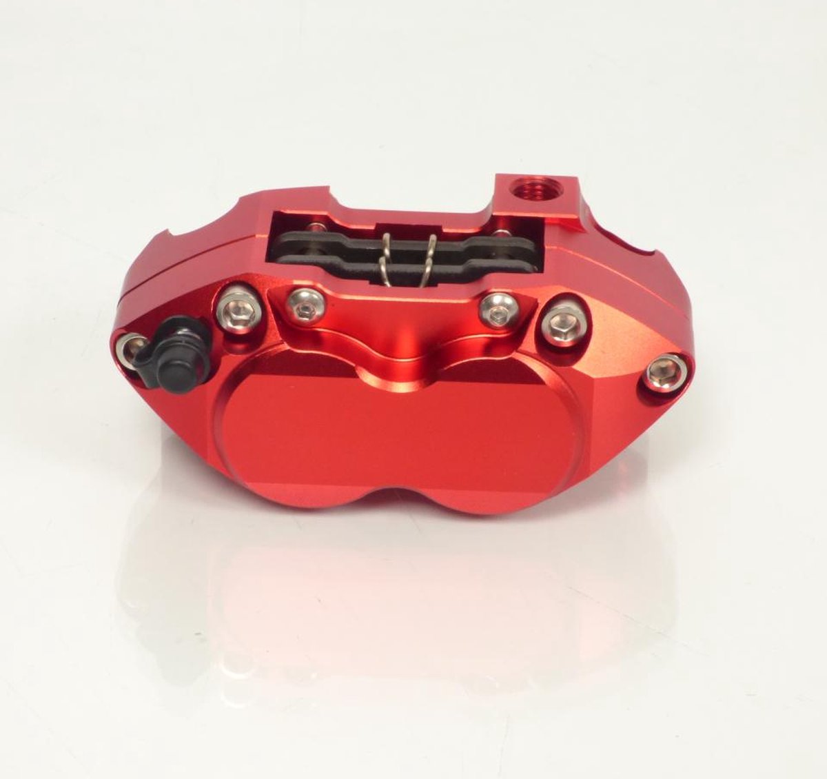 Etrier de frein avant radial rouge 4 pistons Carenzi universel pour moto 50 Neuf