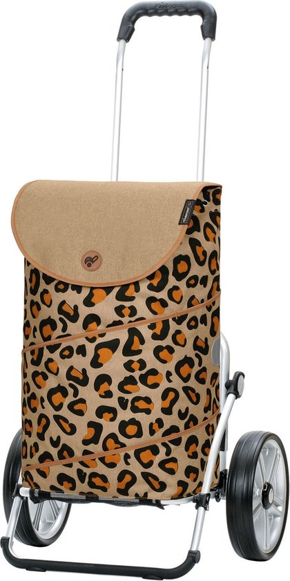 Andersen SHOPPER MANUFAKTUR Chariot de courses Royal Shopper Tyra Leo Beige