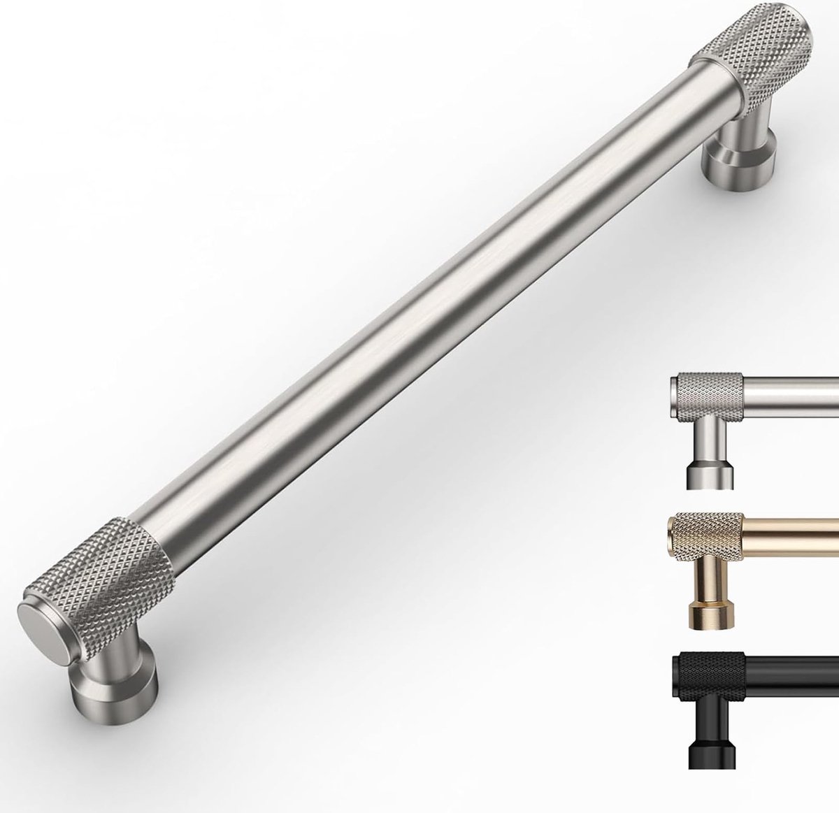 Goodivery ® Kastgrepen Set van 10 Stuks met Geborsteld Nikkel Afwerking voor Diverse Meubels