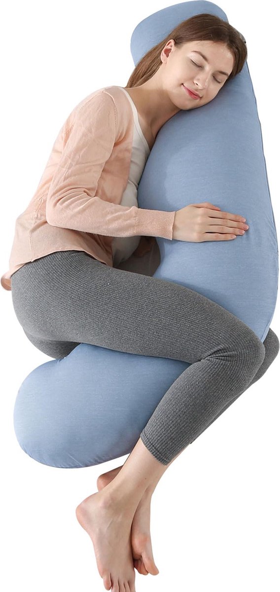 Goedkoopste Selbro ® Comfortabel en Verkoelend Ergonomisch Lichaamskussen voor Zwangeren en Volwassenen