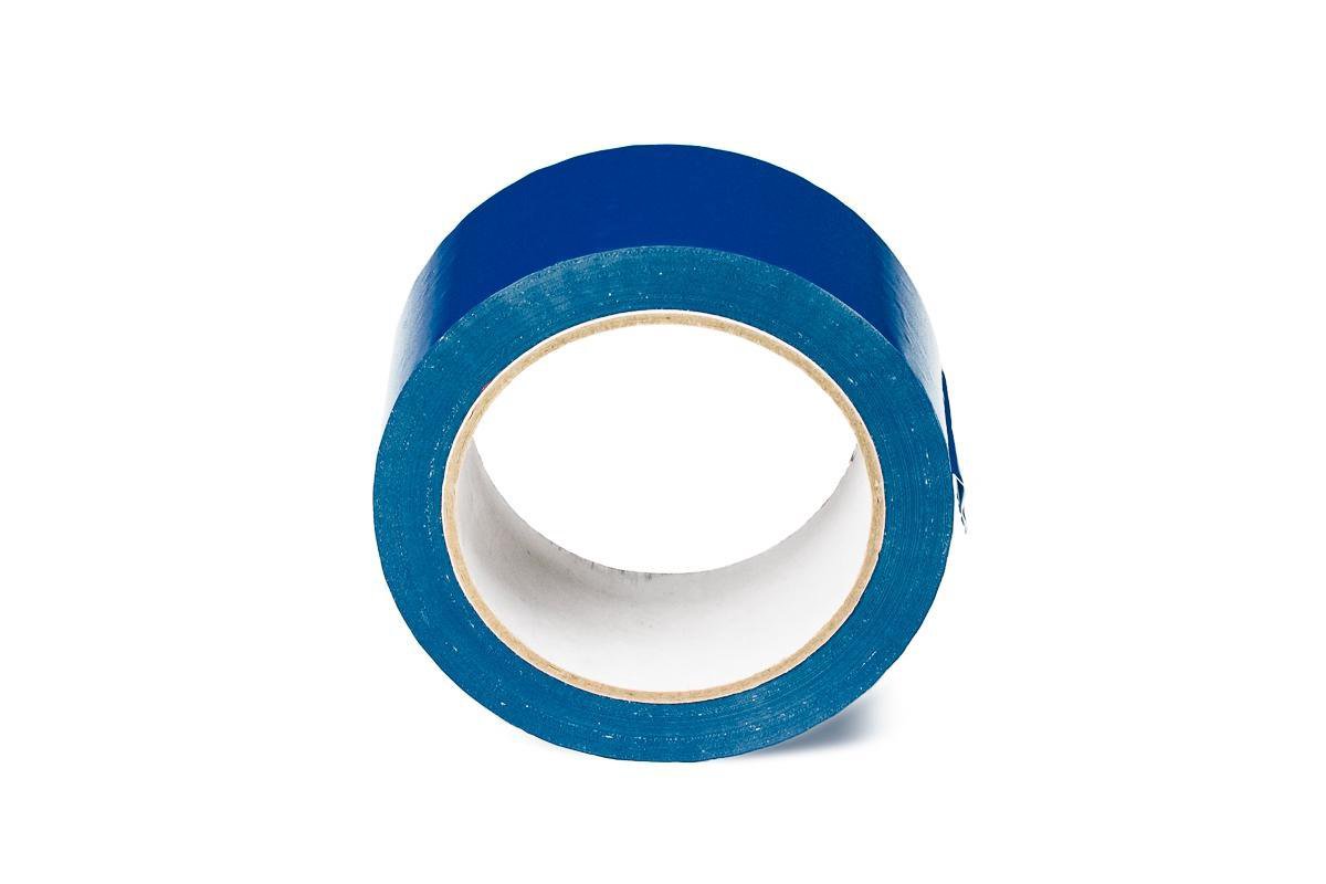 Gekleurde Tape PVC blauw - 50mm x 66m - 36 rollen | bol.com