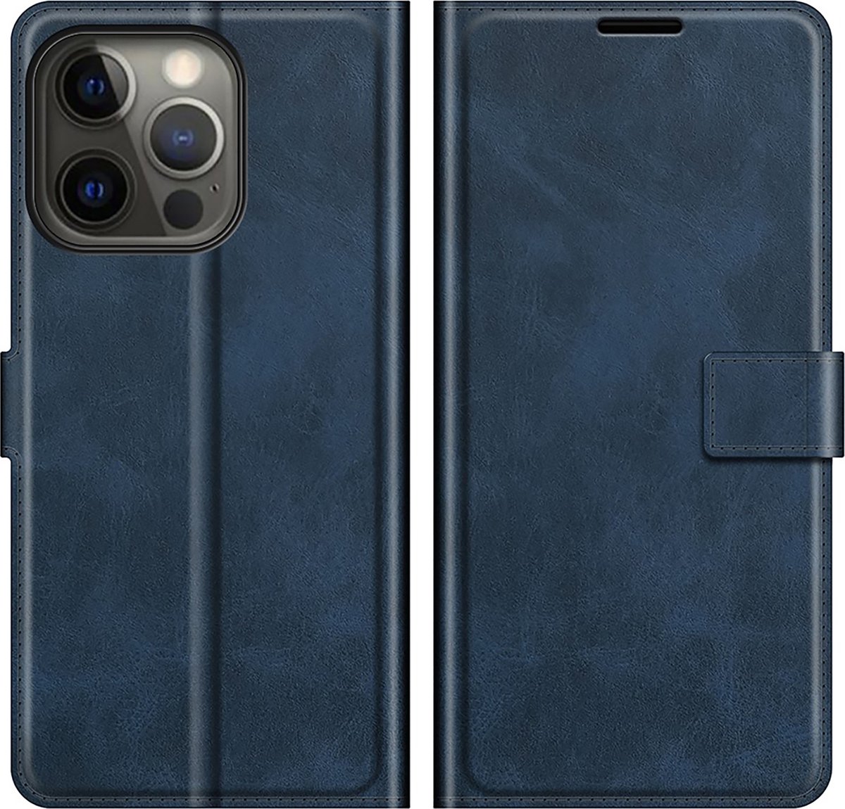 Cazy hoesje geschikt voor iPhone 13 Pro - Wallet TPU Hoesje - Blauw