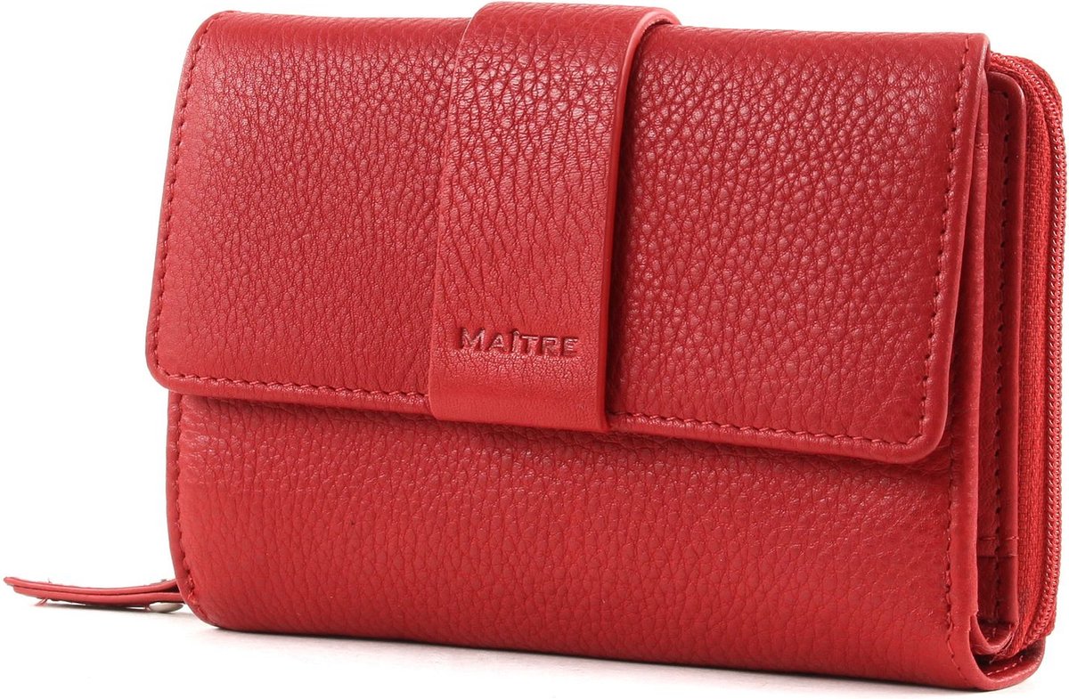 Maître Portemonnee Kirschroth Diethilde Purse MH12FZ Red Rood