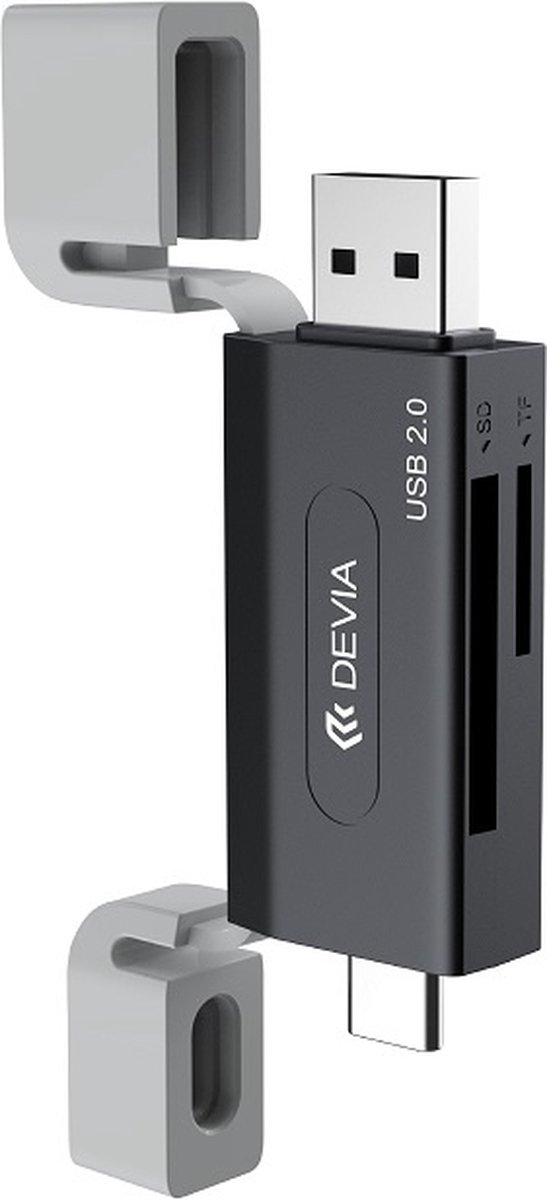 kaartlezer 2in1 USB-A en USB-C
